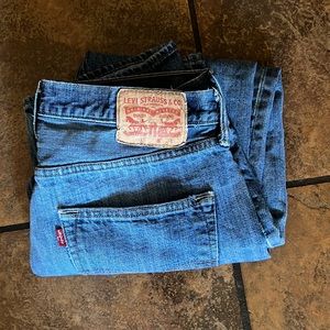 Levi’s Distressed Jean’s